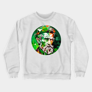 Funny Lucky Saint Patrick St. Patrick's Day Crewneck Sweatshirt